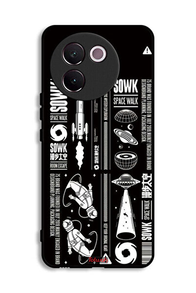 Tolwak غطاء حماية لهاتف Vivo V30e 5G، ملصق Sowk Space Walk