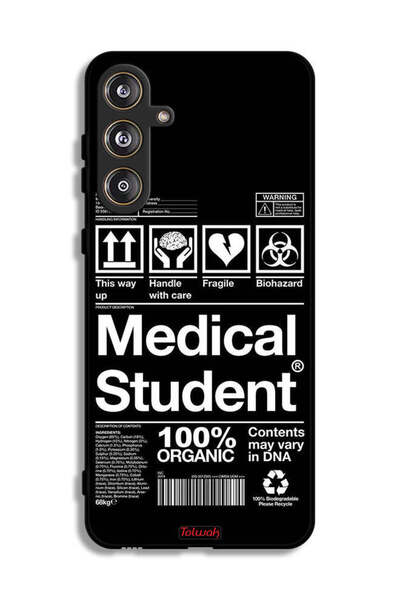 Tolwak غطاء حماية لهاتف سامسونج جالاكسي M55 5G، ملصق طالب الطب