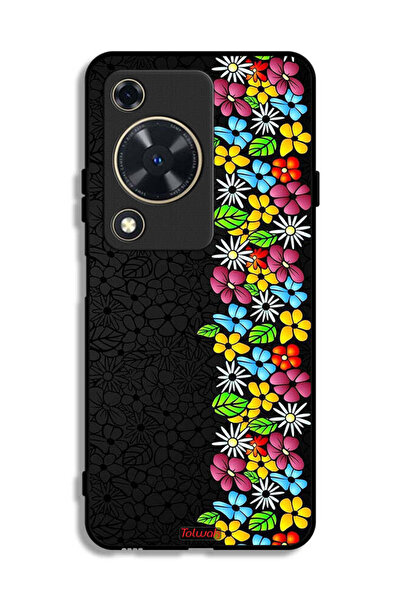 Tolwak غطاء حماية لهاتف هواوي إنجوي 70 - خط الزهور