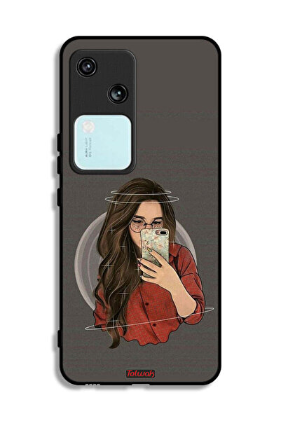 Tolwak غطاء حماية لهاتف Vivo V30 5G لالتقاط صور سيلفي