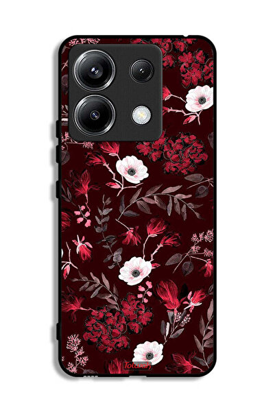 Tolwak غطاء حماية لهاتف شاومي ريدمي نوت 13 برو 5G بنقشة زهور صغيرة وأوراق استوائية