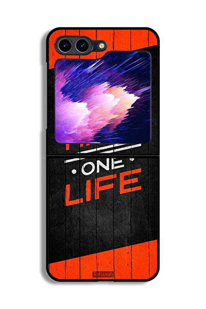 Tolwak Samsung Galaxy Z Flip6 Protective Case Cover You Have One Life