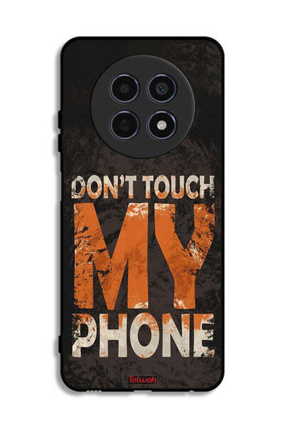 Tolwak غطاء حماية لهاتف Realme 12 5G مكتوب عليه "لا تلمس هاتفي"