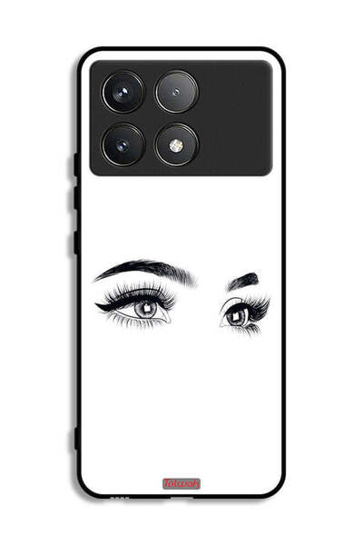 Tolwak Xiaomi Poco F6 Pro Protective Case Cover Eyes Art