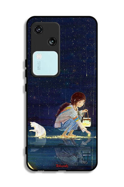 Tolwak غطاء حماية لهاتف Vivo V30 5G برسومات نجوم فنية