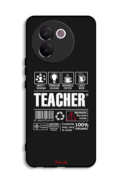 Tolwak Vivo V30e 5G Protective Case Cover Teacher Sticker