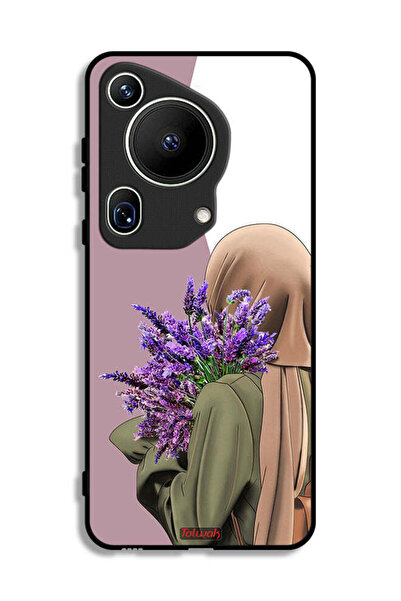 Tolwak غطاء حماية فائق لهاتف هواوي بيورا 70 بتصميم زهرة