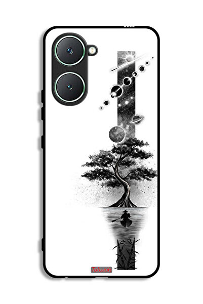 Tolwak Vivo Y03 4G Protective Case Cover Earth Space Art