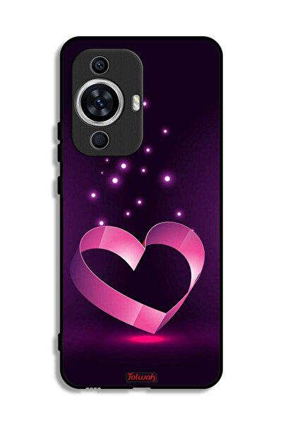 Tolwak غطاء حماية لهاتف هواوي نوفا 12 لايت بتصميم قلب
