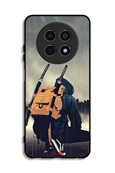 Tolwak غطاء حماية لهاتف Realme 12 5G بتصميم سيف ساموراي رقمي