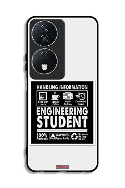 Tolwak غطاء حماية لهاتف Honor X7b 5G، ملصق طالب هندسة