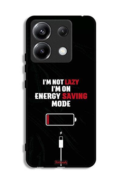 Tolwak غطاء حماية لهاتف Xiaomi Poco X6 5G أنا لست كسولاً، أنا في وضع توفير ال...