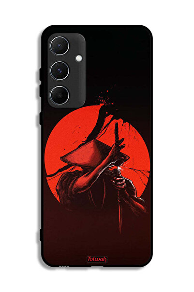 Tolwak غطاء حماية لهاتف سامسونج جالاكسي A55 5G بتصميم محارب السيف