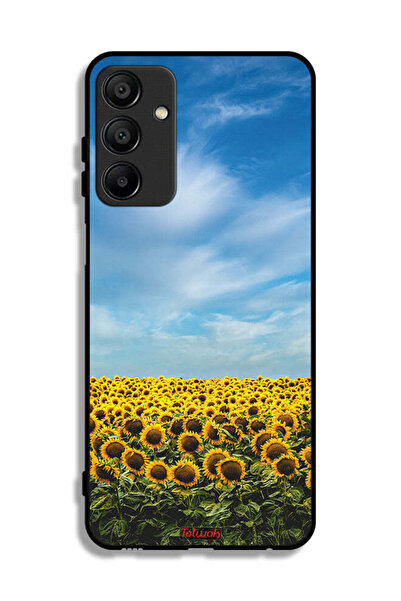 Tolwak غطاء حماية لهاتف سامسونج جالاكسي A15 - عباد الشمس تحت السماء