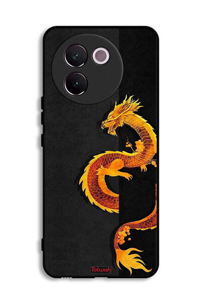 Tolwak Vivo V30e 5G Protective Case Cover Dragon Art