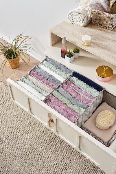 Doqu Home 8 Compartment Drawer Organizer Large