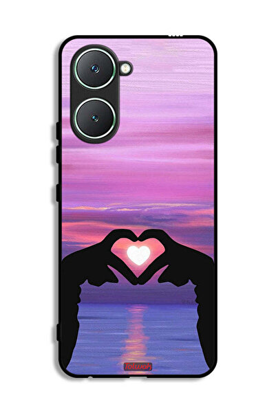 Tolwak Vivo Y03 4G Protective Case Cover Heart Moon
