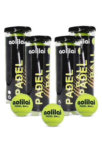 Taimi High Performance Padel Balls, 12 Padel Balls Suitable for All Courts and Clubs