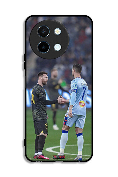 Tolwak غطاء حماية لهاتف Vivo Y38 5G ميسي ورونالدو