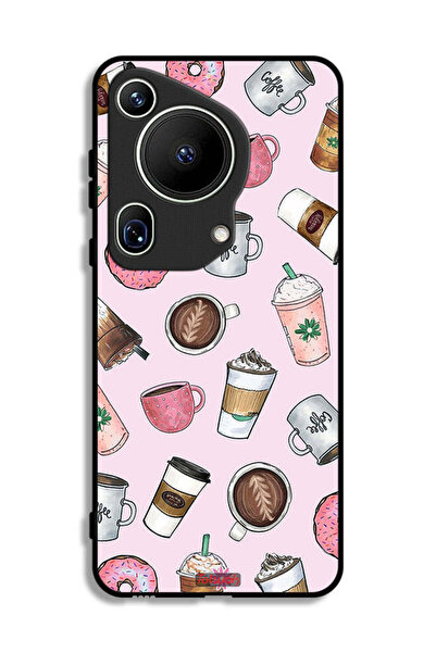 Tolwak غطاء حماية فائق لهاتف هواوي بيورا 70 بتصميم فن محبي القهوة