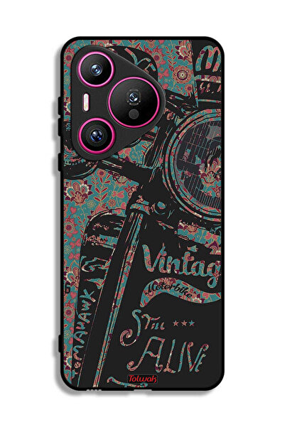 Tolwak غطاء حماية هواوي بيورا 70 بتصميم دراجة نارية كلاسيكية