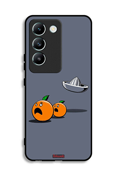 Tolwak غطاء حماية Vivo V30 Lite 4G بتصميم فني رقمي بسيط وفكاهي