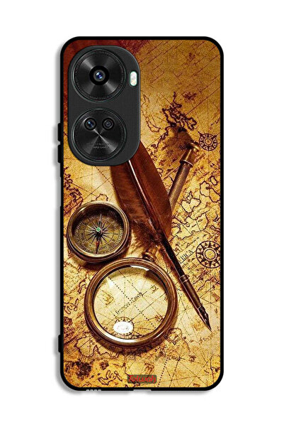 Tolwak غطاء حماية لهاتف هواوي نوفا 11 SE بتصميم بوصلة عتيقة