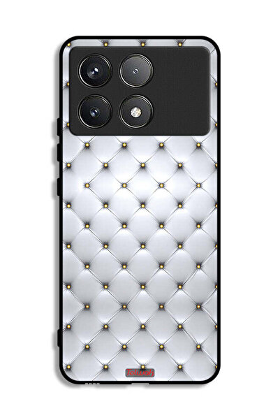 Tolwak غطاء حماية لهاتف Xiaomi Redmi K70 Pro مطبوع عليه دبابيس على القماش