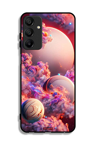 Tolwak Samsung Galaxy A15 Protective Case Cover Clouds Abstract Art