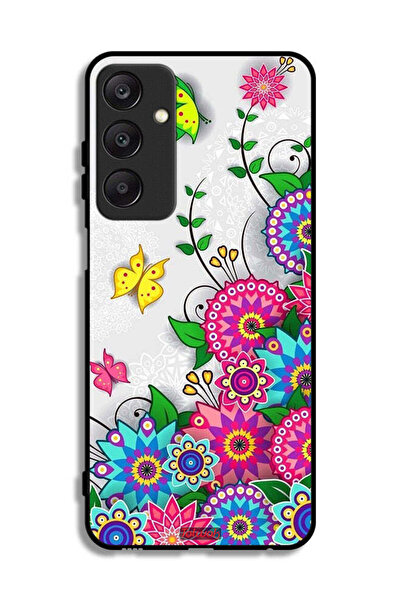 Tolwak غطاء حماية لهاتف سامسونج جالاكسي A25 5G بنقشة زهور ماندالا