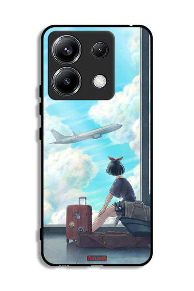 Tolwak غطاء حماية Xiaomi Poco X6 5G بتصميم فن السفر