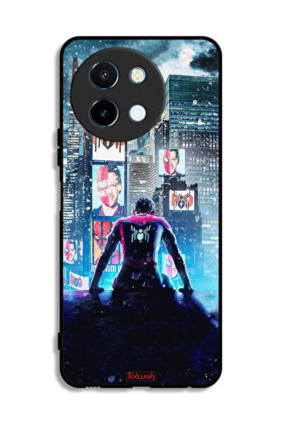 Tolwak غطاء حماية لجهاز Vivo Y38 5G بتصميم سبايدر مان