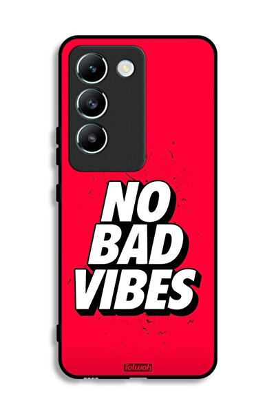 Tolwak Vivo V30 Lite 4G Protective Case Cover No Bad Vibes