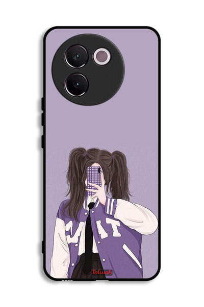 Tolwak غطاء حماية لهاتف Vivo V30e 5G لالتقاط صور سيلفي