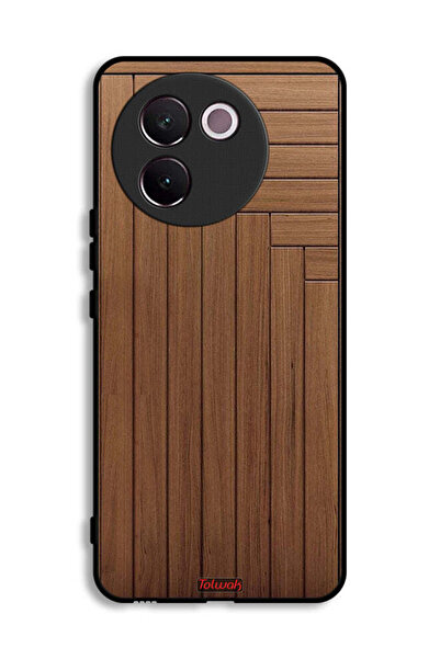 Tolwak غطاء حماية بنمط باب لهاتف Vivo V30e 5G