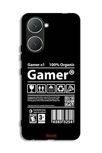 Tolwak غطاء حماية وملصق لألعاب Vivo Y03 4G