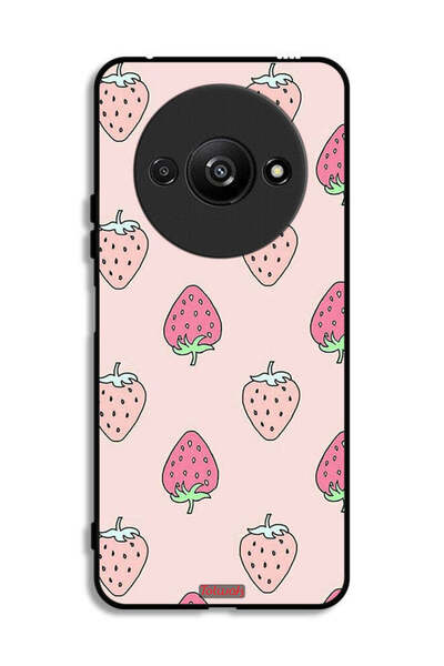 Tolwak Xiaomi Redmi A3 4G Protective Case Cover Strawberry Icon