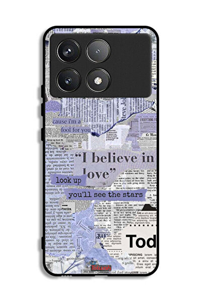 Tolwak غطاء حماية لهاتف شاومي ريدمي K70 برو - قطع من الصحف