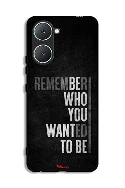 Tolwak غطاء حماية لهاتف Vivo Y03 4G تذكر من أردت أن تكون