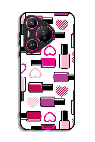 Tolwak غطاء حماية لهاتف هواوي بيورا 70 - أحمر شفاه محب