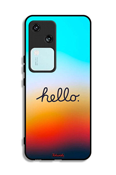 Tolwak Vivo S18 5G Protective Case Cover Hello