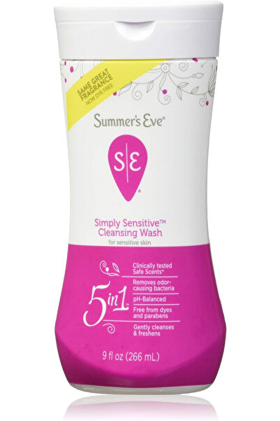 Summer's Eve Simply Sensitive Cleansing Wash, 9 Fl Oz