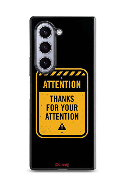 Tolwak غطاء حماية لهاتف Samsung Galaxy Z Fold6 شكرًا على الاهتمام