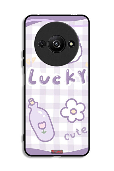 Tolwak Xiaomi Redmi A3 4G Protective Case Cover Lucky Cute
