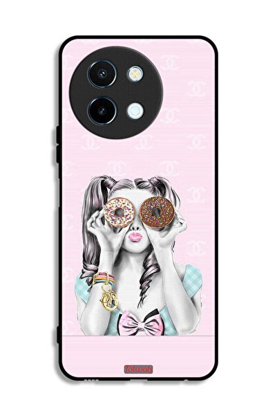 Tolwak Vivo Y38 5G Protective Case Cover Holding Two Donuts