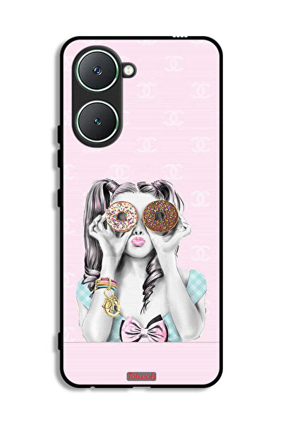 Tolwak غطاء حماية لهاتف Vivo Y03 4G يحمل دوناتين