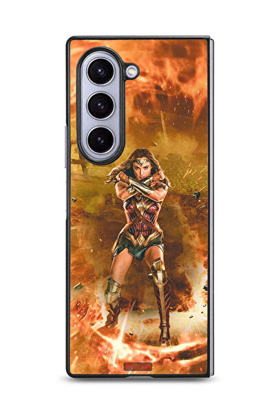 Tolwak غطاء حماية لهاتف Samsung Galaxy Z Fold6 Wonder Women