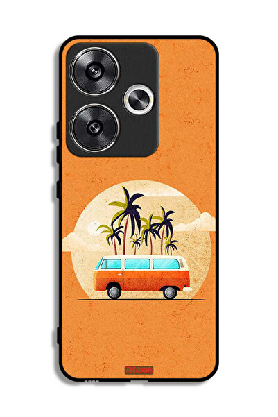 Tolwak Xiaomi Poco F6 5G Protective Case Cover Bus Art