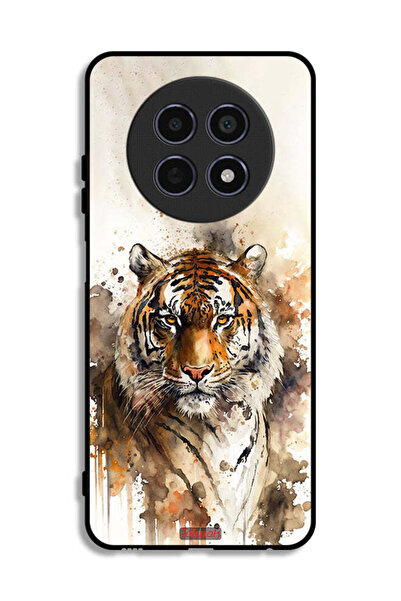 Tolwak غطاء حماية لهاتف Realme 12x 5G بنقشة فن تجريدي من جلد الفهد