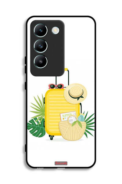 Tolwak Vivo V30 Lite 4G Protective Case Cover Summer Digital Art
